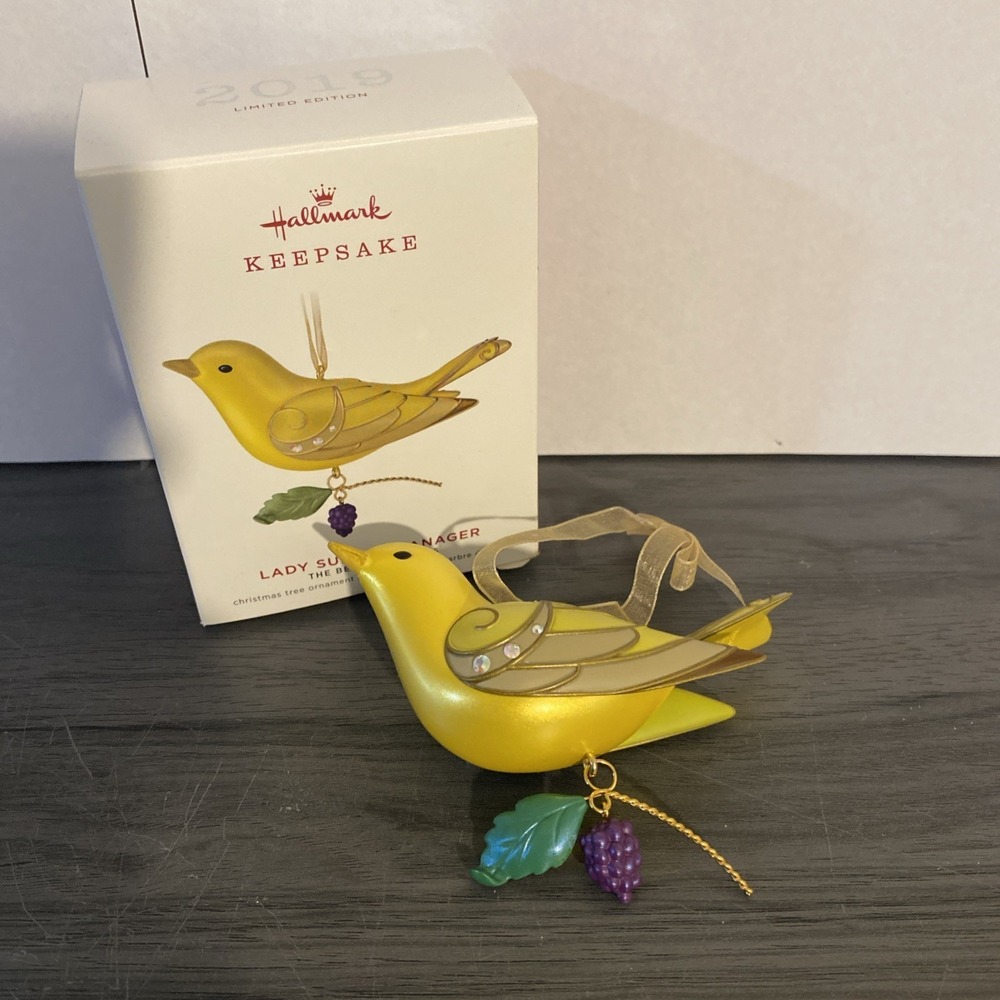 Hallmark Lady Summer‎ Tanager 2019 Beauty of Birds Keepsake Ornament